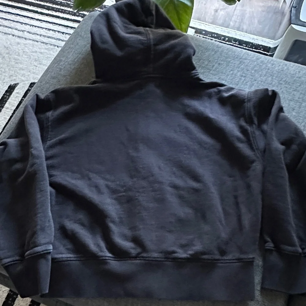 MATE the Label Organic Fleece Zip Cropped Hoodie - Picture 10 of 12